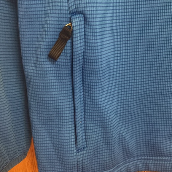 The North Face Kids Unisex XL Blue Full Zip Jacket Waffle Weave Polyester - Picture 8 of 9